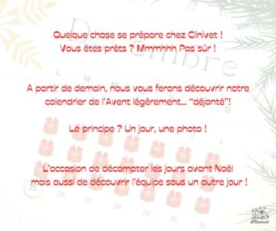 Notre calendrier de l'Avent